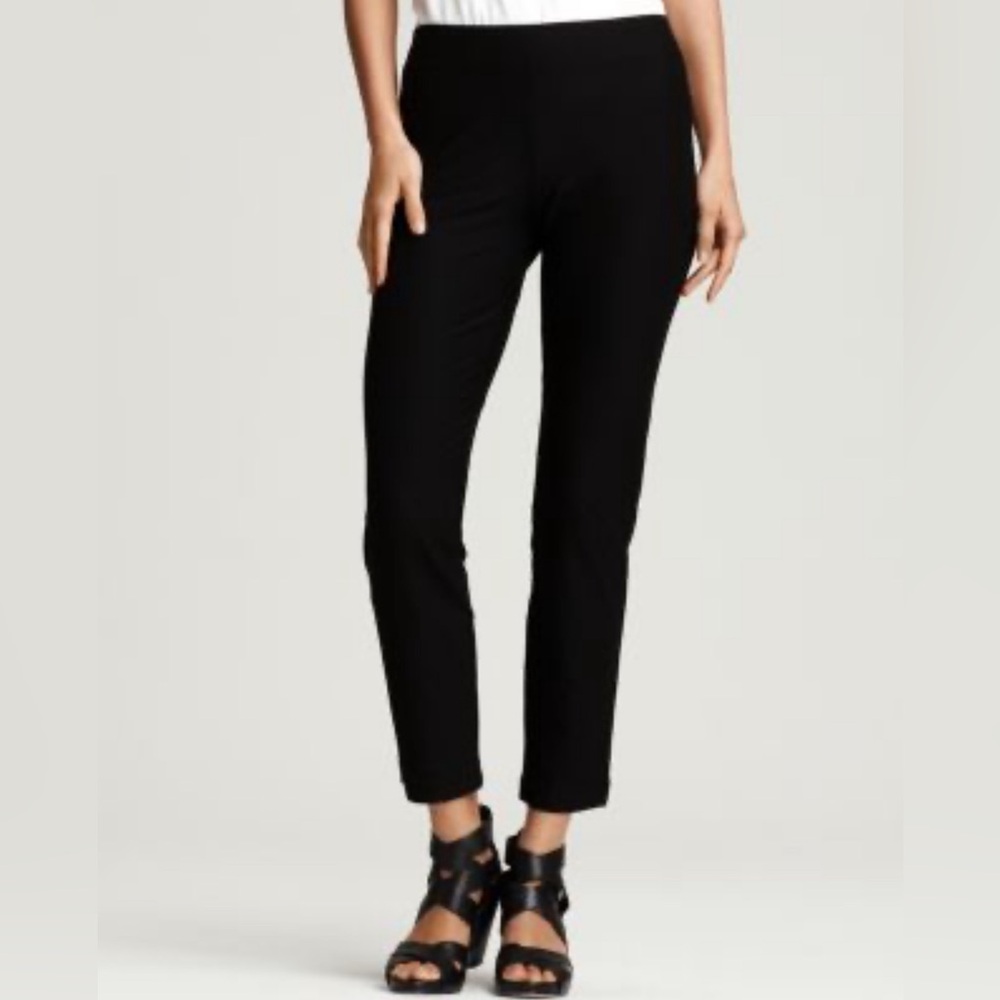 EILEEN FISHER Slim Ankle Pant w/ Zipper Size M